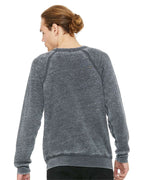 BELLA + CANVAS 3901, Fleece - Premium - Crew, Grey Acid Wash
