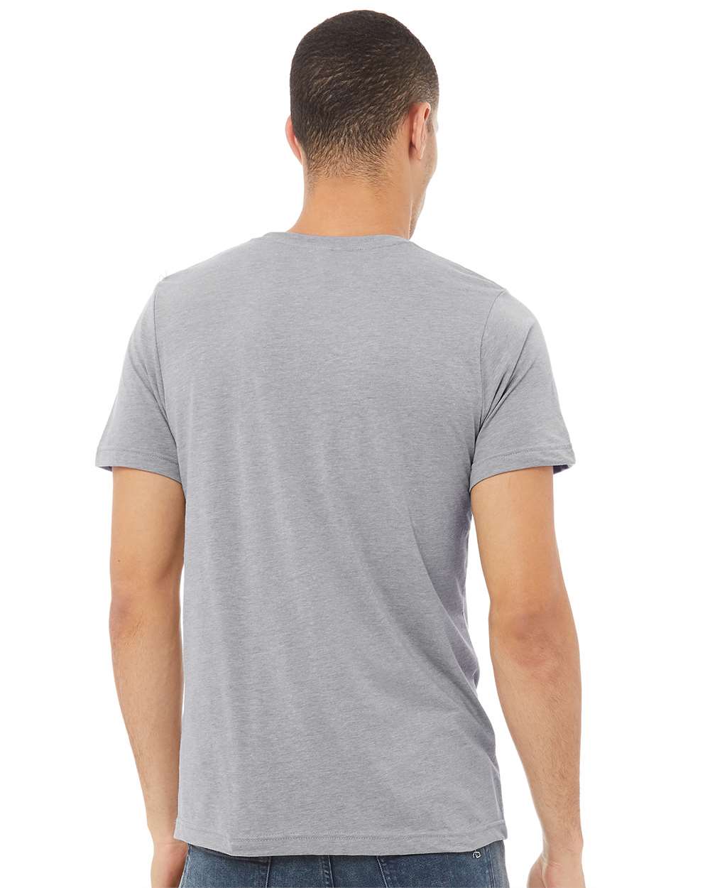 BELLA + CANVAS 3413, T-Shirts - Premium, Athletic Grey Triblend