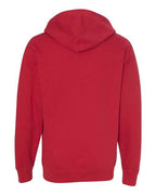 Independent Trading Co. SS4500, Unisex Midweight Hooded Sweatshirt, Red