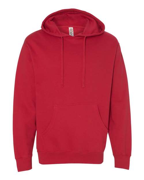 Independent Trading Co. SS4500, Unisex Midweight Hooded Sweatshirt, Red