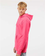 Independent Trading Co. SS4500, Unisex Midweight Hooded Sweatshirt, Neon Pink