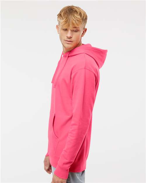 Independent Trading Co. SS4500, Unisex Midweight Hooded Sweatshirt, Neon Pink
