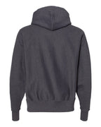 Champion S101, Unisex Reverse Weave Hooded Sweatshirt, Charcoal Heather