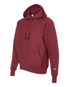 Champion S101, Unisex Reverse Weave Hooded Sweatshirt, Cardinal