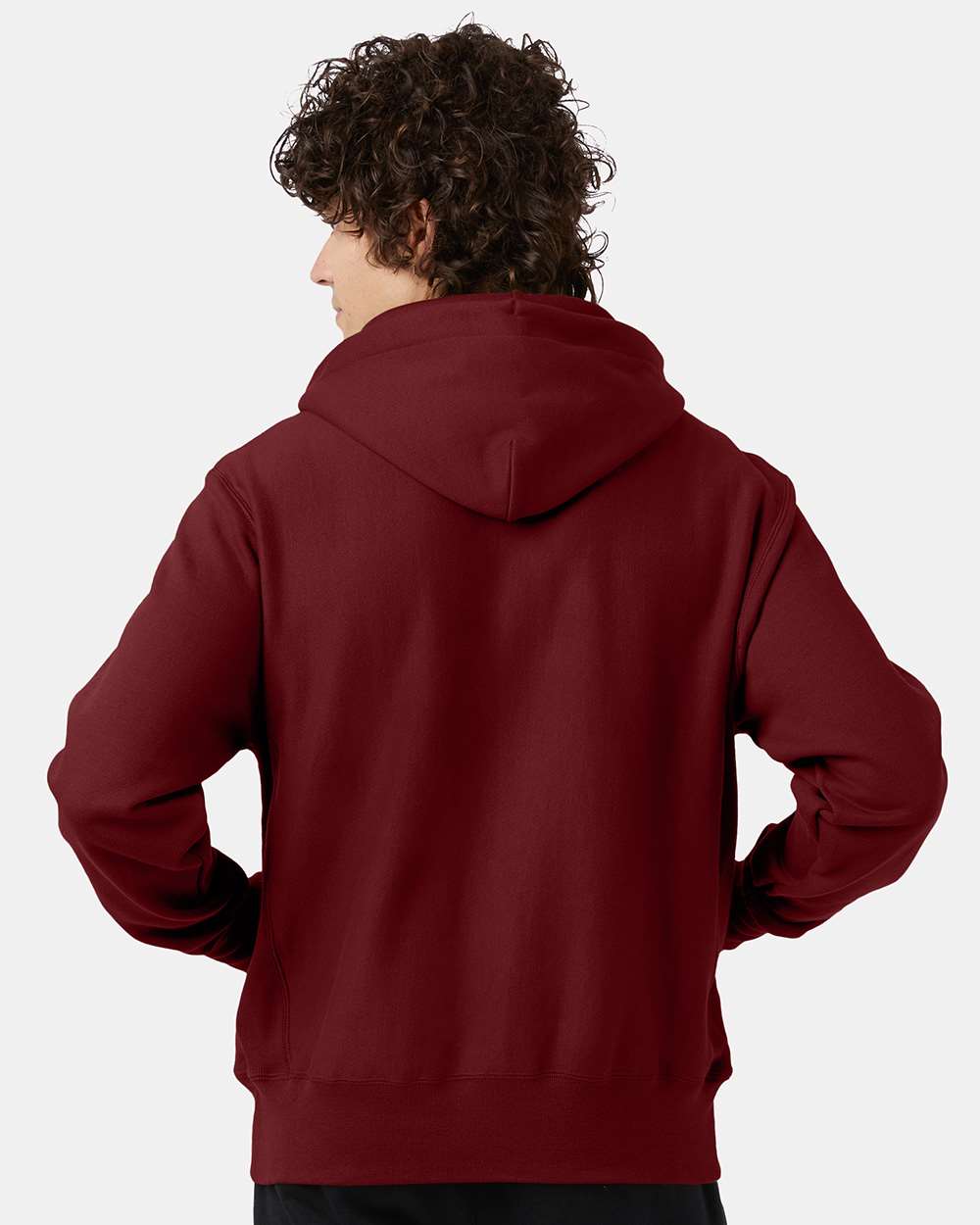 Champion S101, Unisex Reverse Weave Hooded Sweatshirt, Cardinal