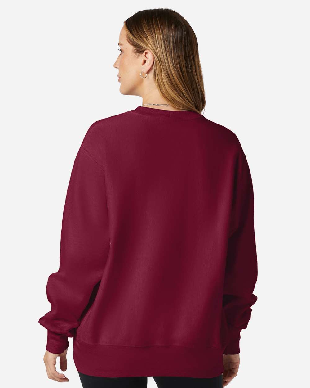 Champion S149, Unisex Reverse Weave Crewneck Sweatshirt, Cardinal