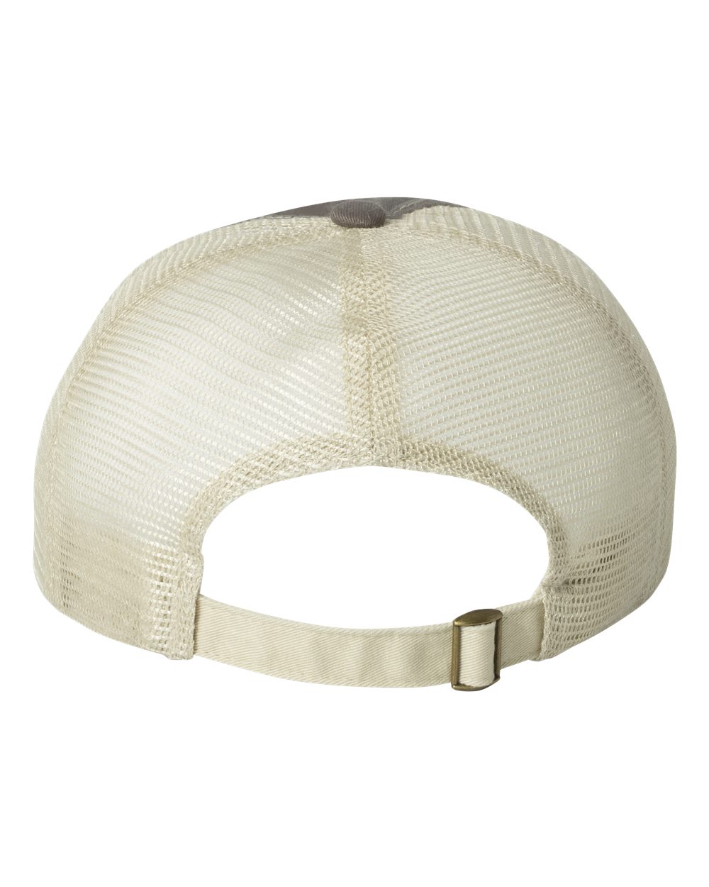 Valucap 2002, Contrast-stitch Mesh-back Cap, Charcoal/ Stone