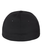 Flexfit 180, 3755 Delta Seamless Cap, Black