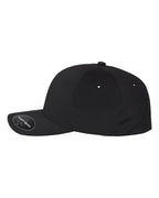 Flexfit 180, 3755 Delta Seamless Cap, Black