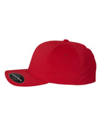 Flexfit 180, 3755 Delta Seamless Cap, Red