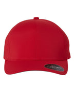 Flexfit 180, 3755 Delta Seamless Cap, Red