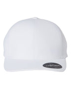 Flexfit 180, 3755 Delta Seamless Cap, White