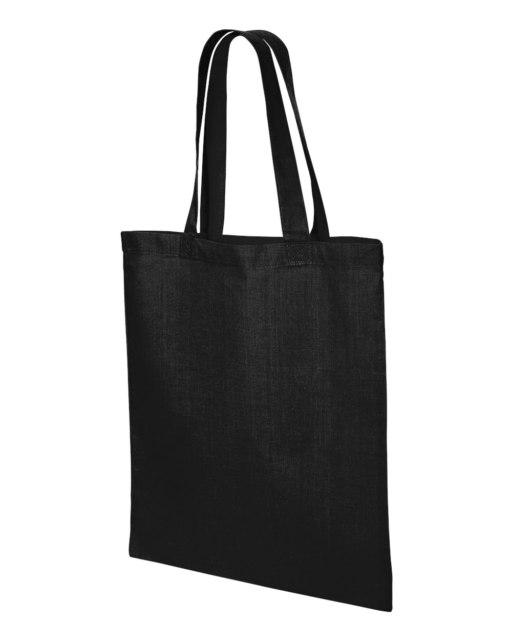 Q-Tees QTB, Economical Tote, Black