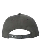 YP Classics 5089M, Premium Five-panel Snapback Cap, Dark Grey