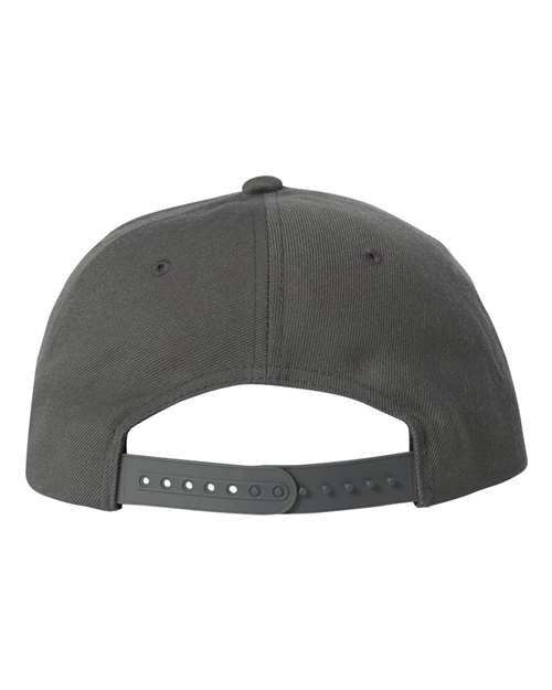 YP Classics 5089M, Premium Five-panel Snapback Cap, Dark Grey