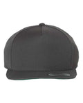 YP Classics 5089M, Premium Five-panel Snapback Cap, Dark Grey