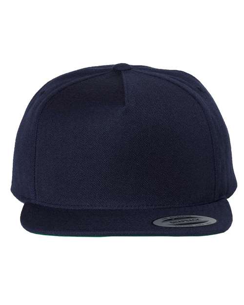 YP Classics 5089M, Premium Five-panel Snapback Cap, Navy