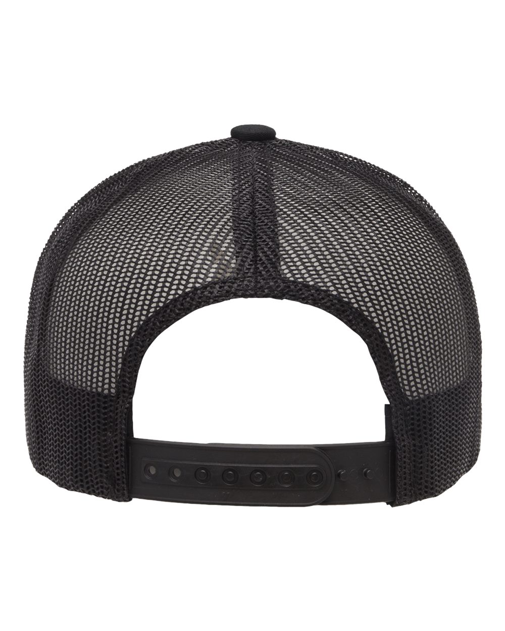 YP Classics 6606, Retro Trucker Cap, Black