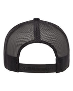 YP Classics 6606, Retro Trucker Cap, Black