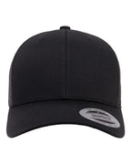YP Classics 6606, Retro Trucker Cap, Black