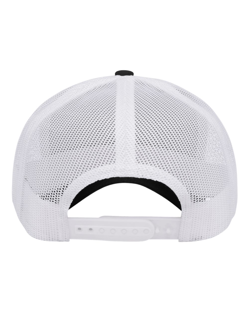 YP Classics 6606, Retro Trucker Cap, Black/ White
