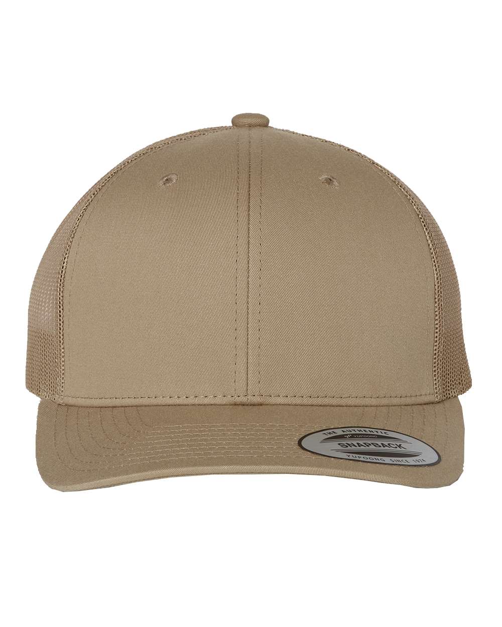 YP Classics 6606, Retro Trucker Cap, Khaki