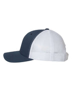 YP Classics 6606, Retro Trucker Cap, Navy/ White