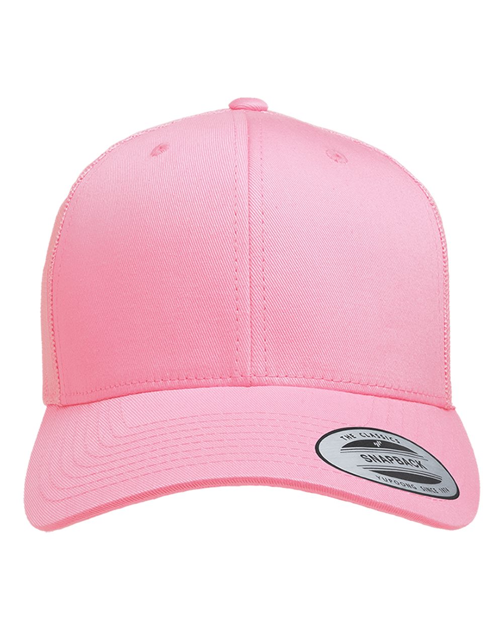 YP Classics 6606, Retro Trucker Cap, Pink