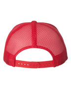 YP Classics 6606, Retro Trucker Cap, Red