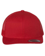 YP Classics 6606, Retro Trucker Cap, Red