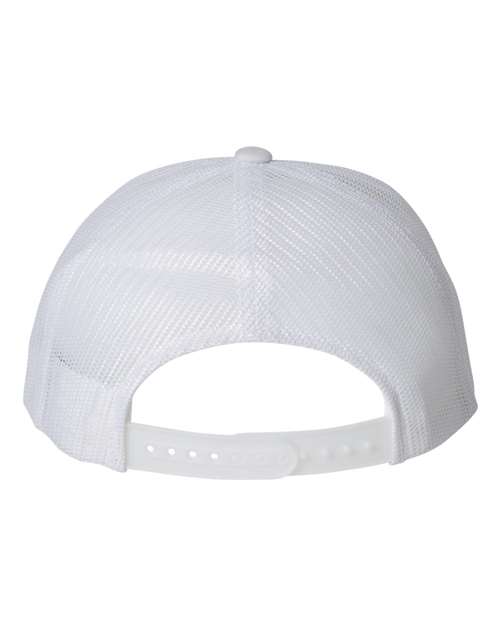 YP Classics 6606, Retro Trucker Cap, White