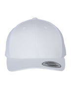 YP Classics 6606, Retro Trucker Cap, White
