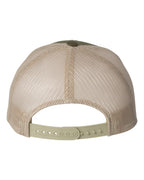 YP Classics 6606, Retro Trucker Cap, Moss/ Khaki