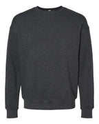 BELLA + CANVAS 3945, Fleece - Premium - Crew, Dark Grey Heather