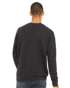 BELLA + CANVAS 3945, Fleece - Premium - Crew, Dark Grey Heather