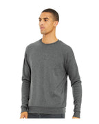 BELLA + CANVAS 3945, Fleece - Premium - Crew, Deep Heather