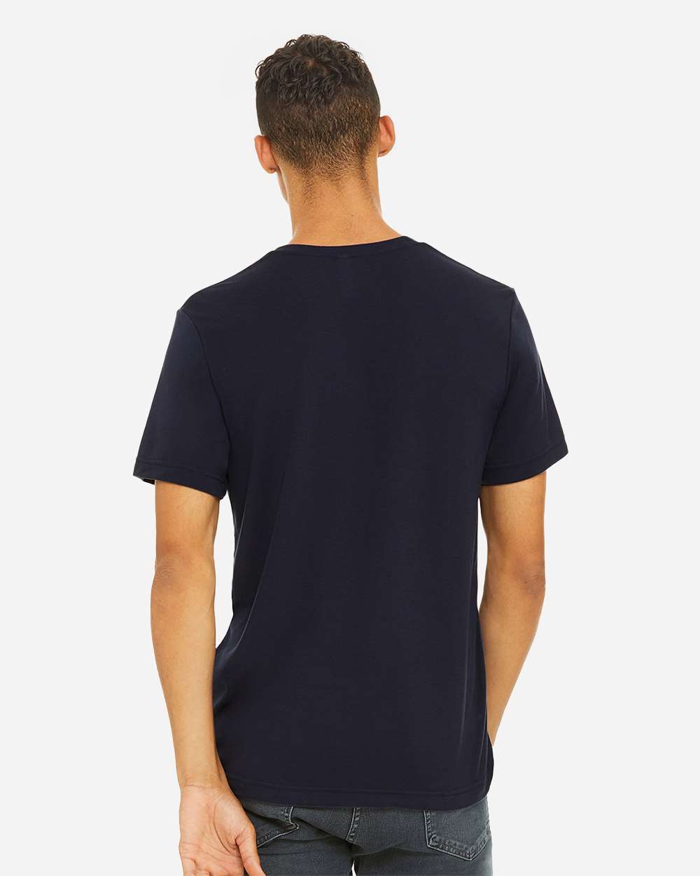 BELLA + CANVAS 3413, T-Shirts - Premium, Solid Navy Triblend