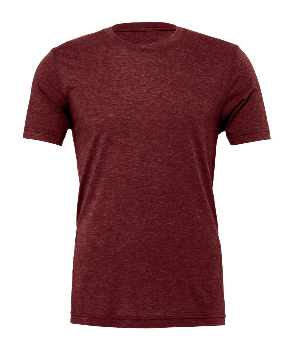 BELLA + CANVAS 3413, T-Shirts - Premium, Cardinal Triblend