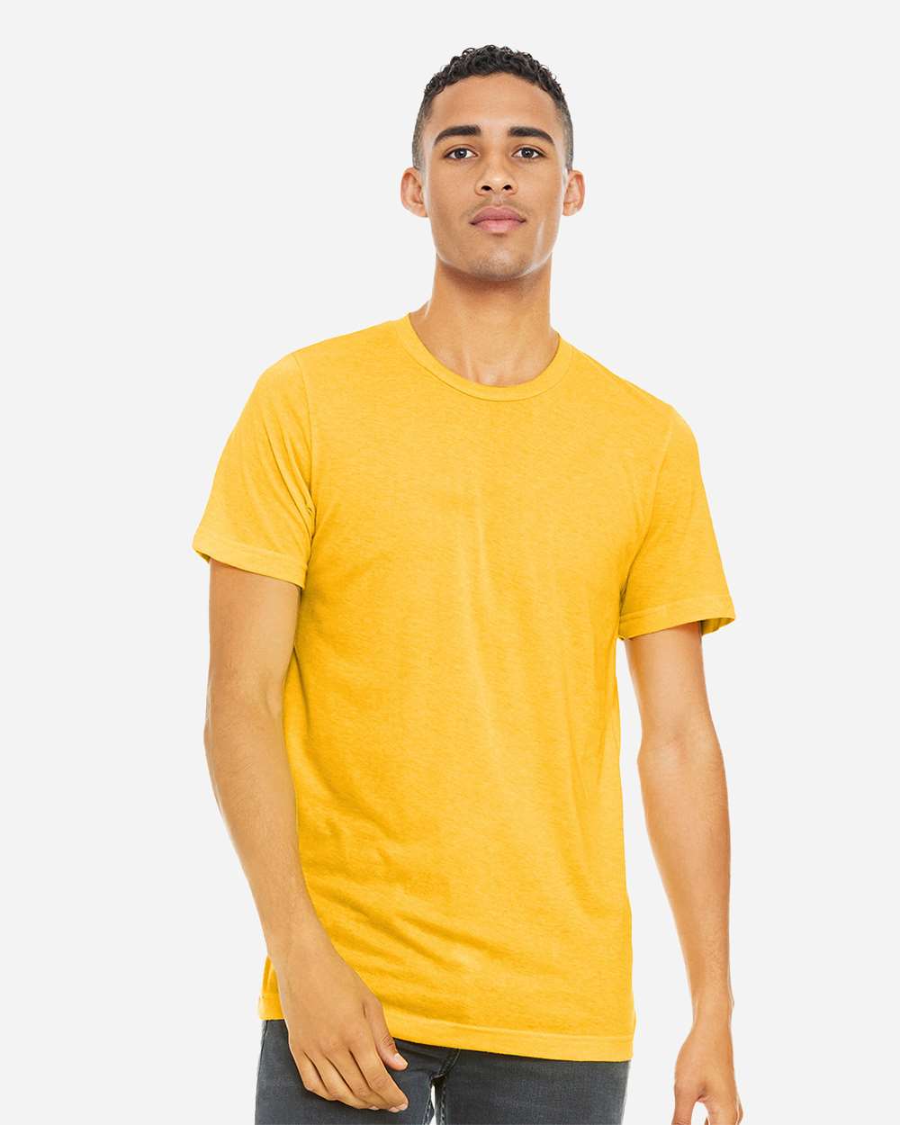 BELLA + CANVAS 3413, T-Shirts - Premium, Yellow Gold Triblend