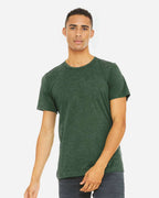 BELLA + CANVAS 3413, T-Shirts - Premium, Grass Green Triblend