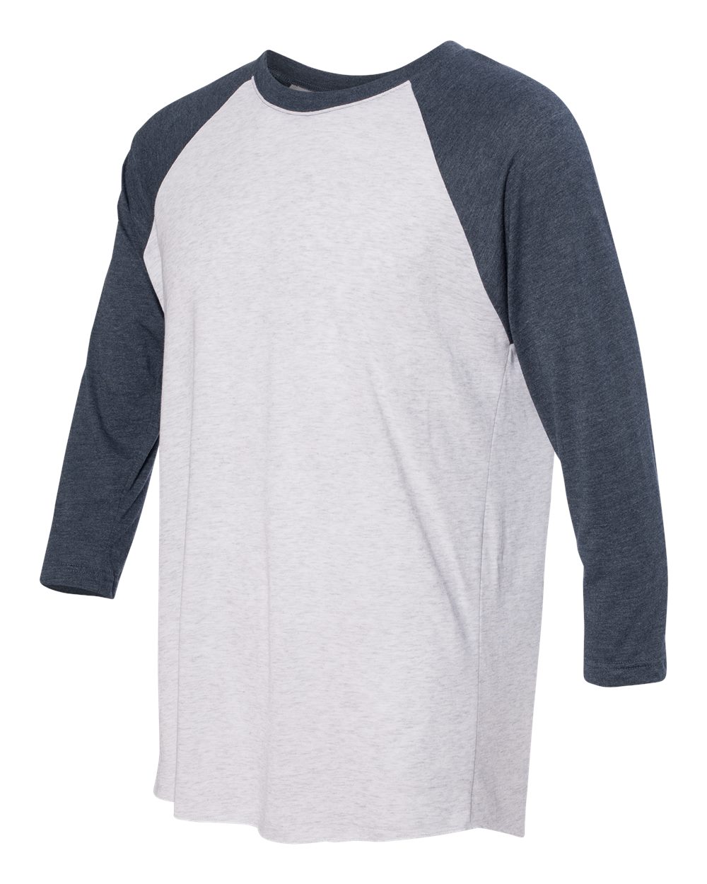 Indigo Sleeves/ Heather White Body