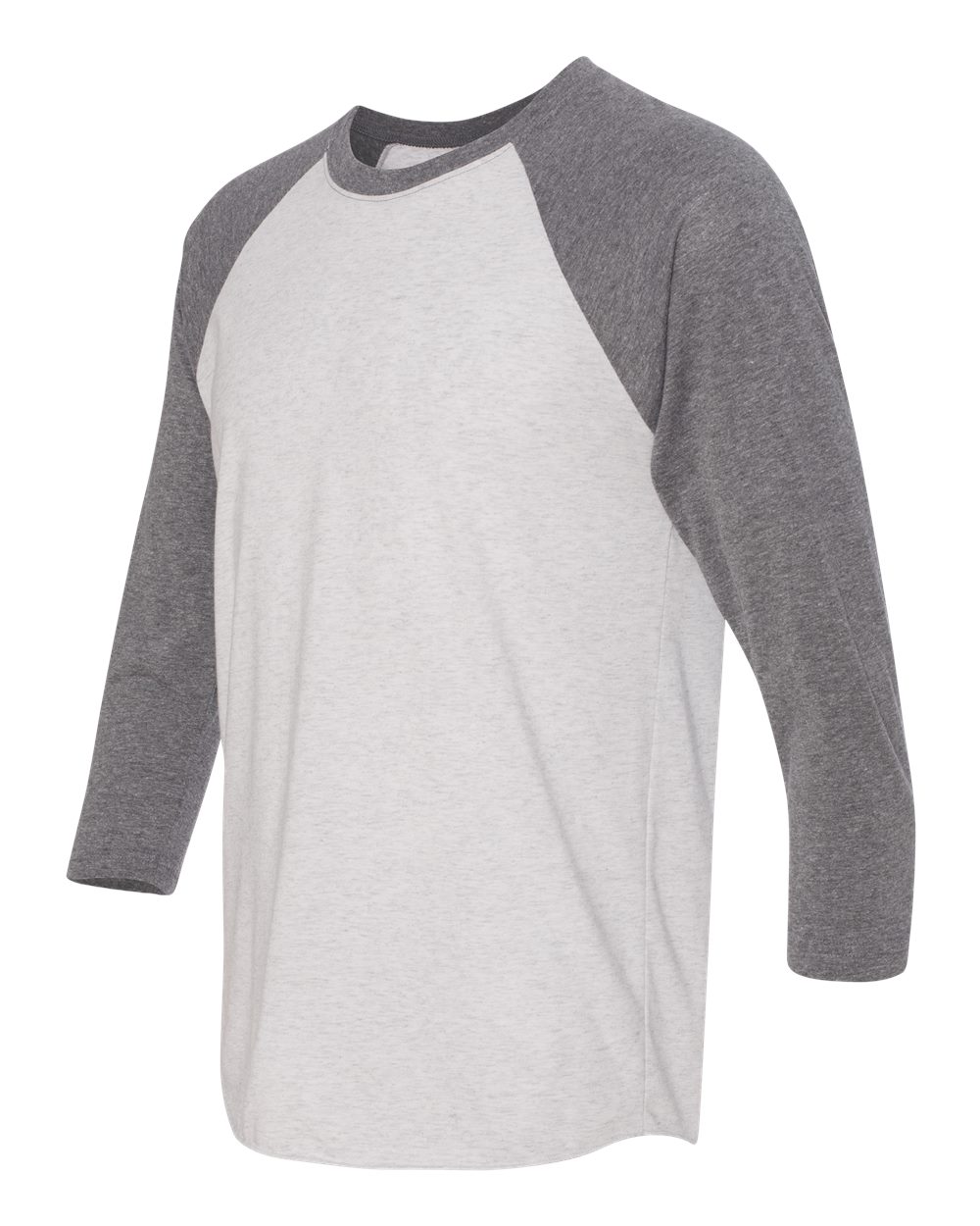 Premium Heather Sleeves/ Heather White Body