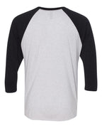 Next Level 6051, T-Shirts - Premium, Vintage Black Sleeves/ Heather White Body