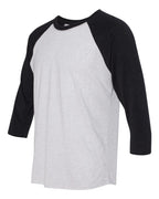 Next Level 6051, T-Shirts - Premium, Vintage Black Sleeves/ Heather White Body