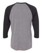 Next Level 6051, T-Shirts - Premium, Vintage Black Sleeves/ Premium Heather Body