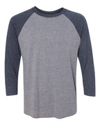 Next Level 6051, T-Shirts - Premium, Vintage Navy Sleeves/ Premium Heather Body