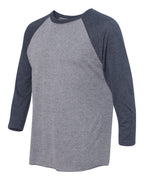 Next Level 6051, T-Shirts - Premium, Vintage Navy Sleeves/ Premium Heather Body