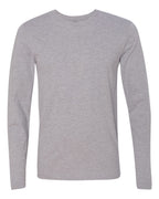 Next Level 3601, T-Shirts - Long Sleeve, Heather Grey