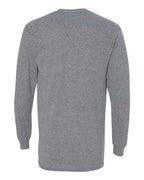 Gildan 5400, Unisex Heavy Cotton Long Sleeve T-shirt, Graphite Heather