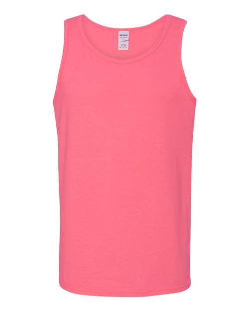 Gildan 3899, 5200 Unisex Heavy Cotton Tank Top, Safety Pink